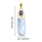 Amethyst&Kyanite Pendant