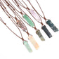 Natural Crystal Slab Necklace