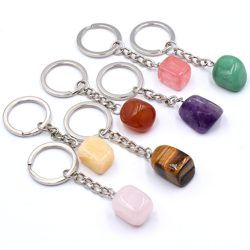 Crystal Tumble Keychain