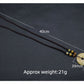Crystal Chinese Safety Buckle Necklace