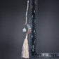 Chakra Moon Crystal Raw Hanging