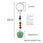 Crystal Apple Chakra Key Chain