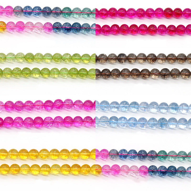 Colorful Melted Bead Strand