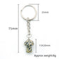 Crystal Mushroom Key Chain