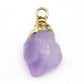 Mini Crystal Raw Pendant