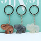Crystal Elephant Key Chain