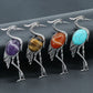Crystal Crane Brooch&Pendant