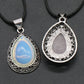 Silver Droplet Crystal Pendant