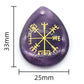 Viking Compass Crystal Pendant