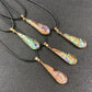 Abalone Shell Long Droplet Pendant