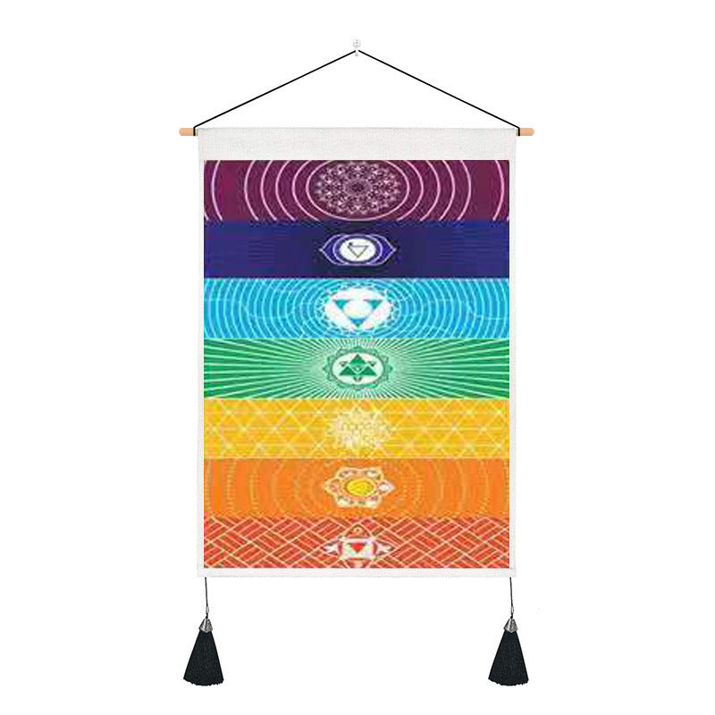 Short Tapestry (Yoga and chakra)