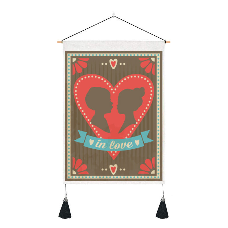 Short Tapestry(Valentine's Day）