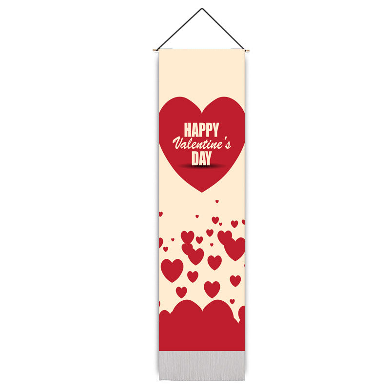 Long tapestry(christmas and Valentine's Day）