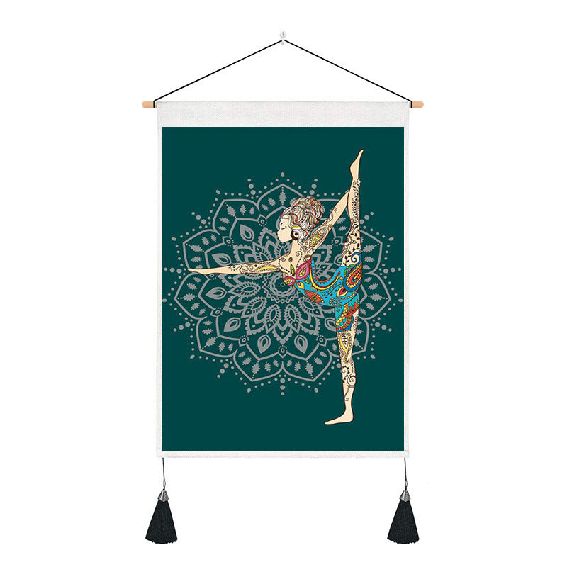 Short Tapestry (Yoga and chakra)