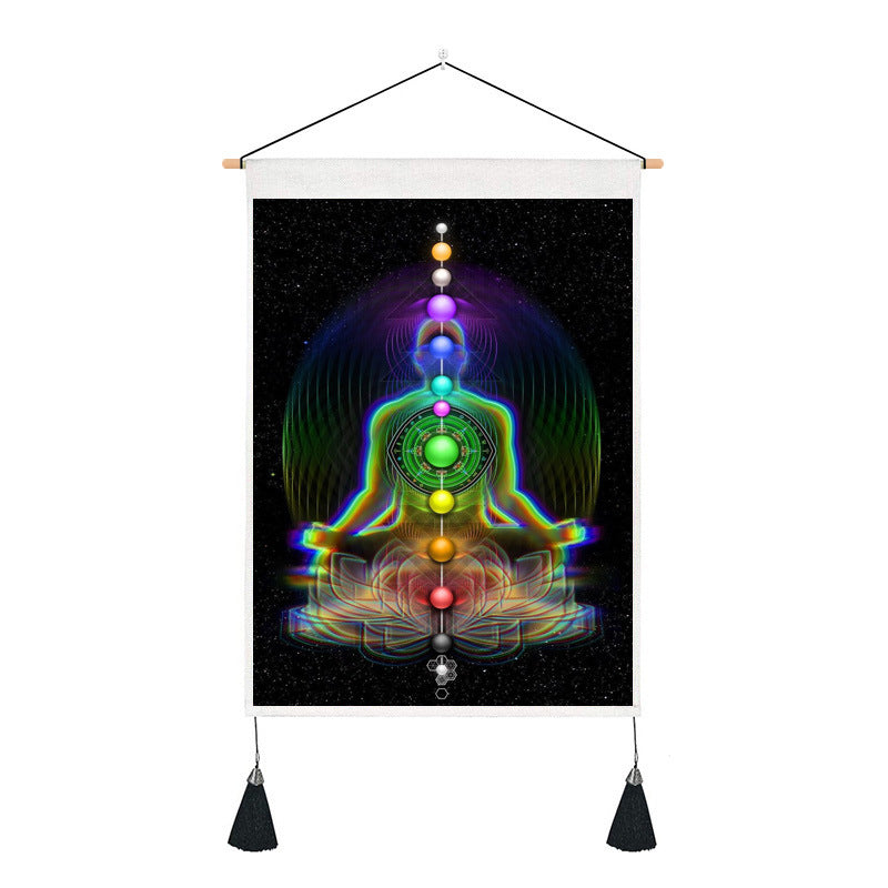 Short Tapestry (Yoga and chakra)