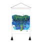 Short tapestry(elephant and skull)