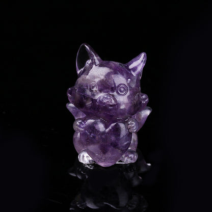 Small Resin Nine Tailed Fox