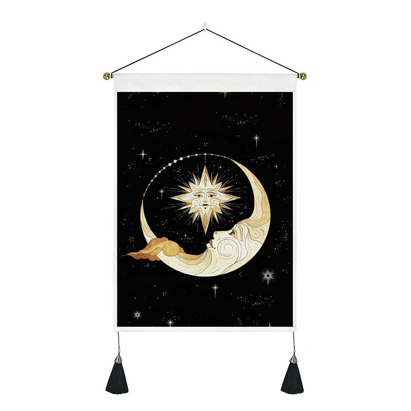 Short tapestry(sun and moon)