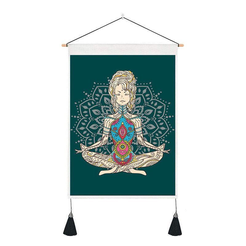 Short Tapestry (Yoga and chakra)