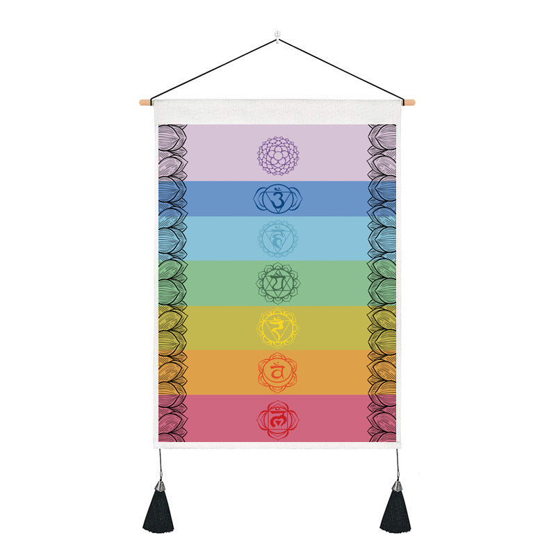 Short Tapestry (Yoga and chakra)