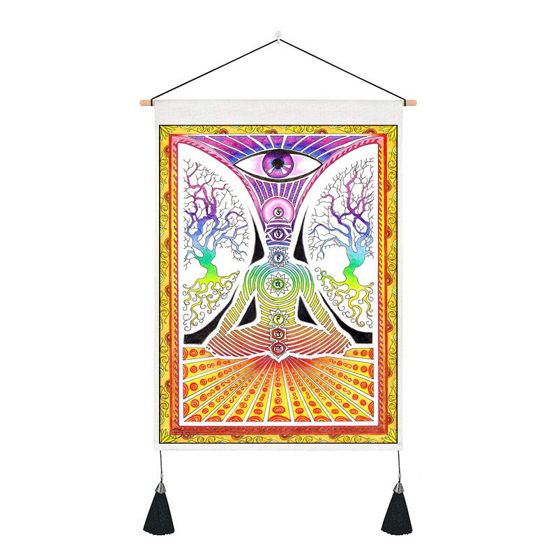 Short Tapestry (Yoga and chakra)