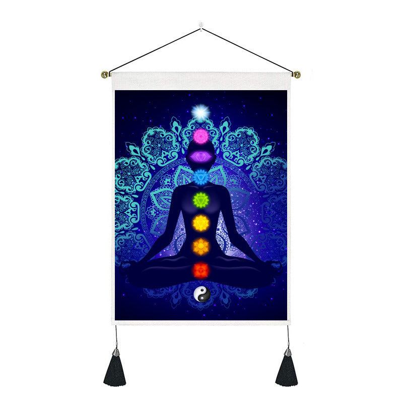 Short Tapestry (Yoga and chakra)