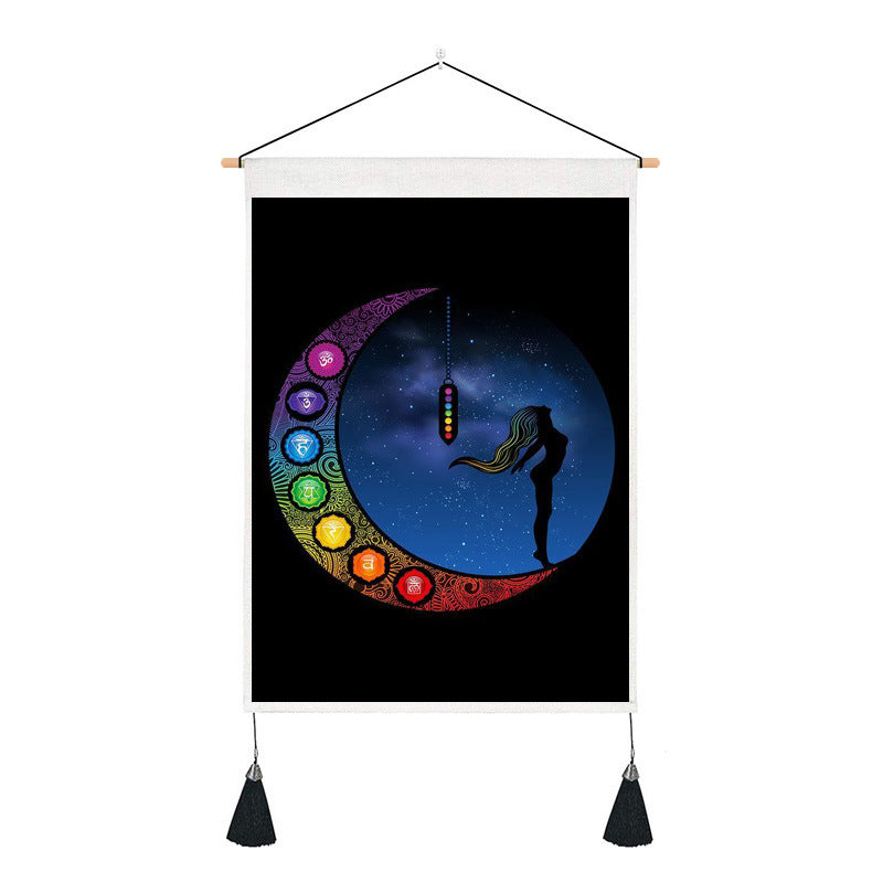 Short Tapestry (Yoga and chakra)