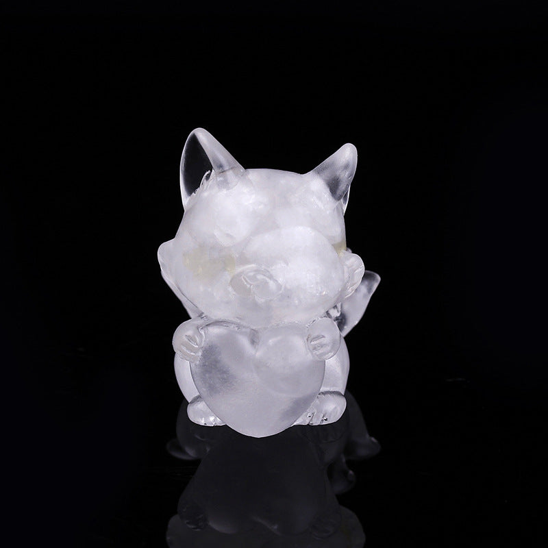 Small Resin Nine Tailed Fox