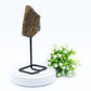 Crystal Raw Metal Stand Home Decor