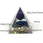 Twelve Zodiac Constellation Orgone Pyramid