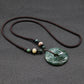 Crystal Chinese Safety Buckle Necklace