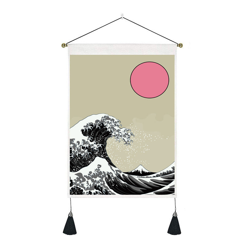 Short tapestry（buddha and Ukiyo-e）