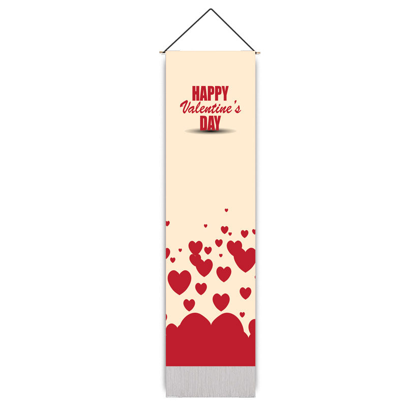 Long tapestry(christmas and Valentine's Day）