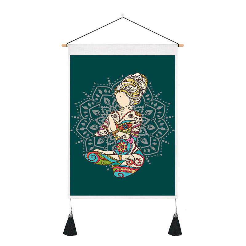 Short Tapestry (Yoga and chakra)