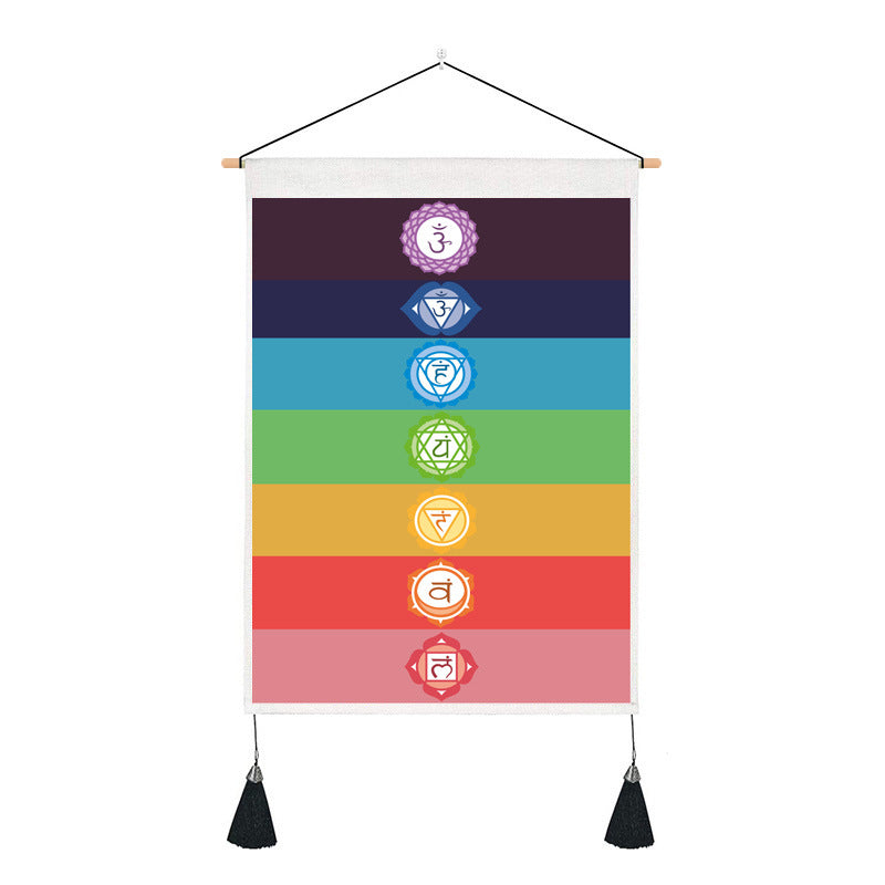 Short Tapestry (Yoga and chakra)