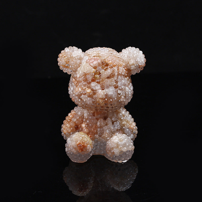 Gem Bumpy Bear Resin Statue