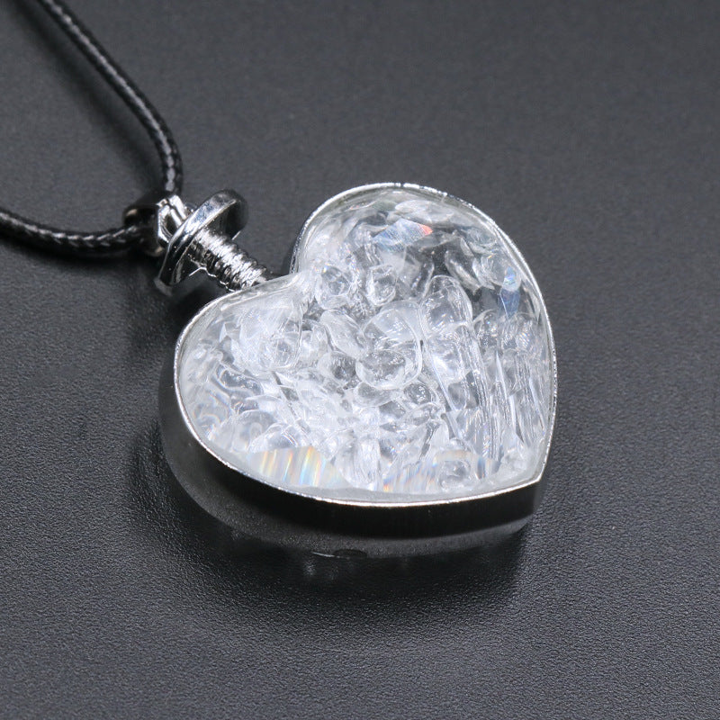 Heart Wishing Bottle Pendant