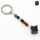 Crystal Merkaba Star Chakra Key Chain