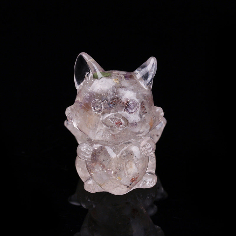 Small Resin Nine Tailed Fox