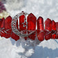 Raw Crystal Quartz Crown Headband