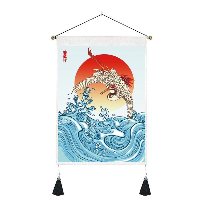 Short tapestry（buddha and Ukiyo-e）