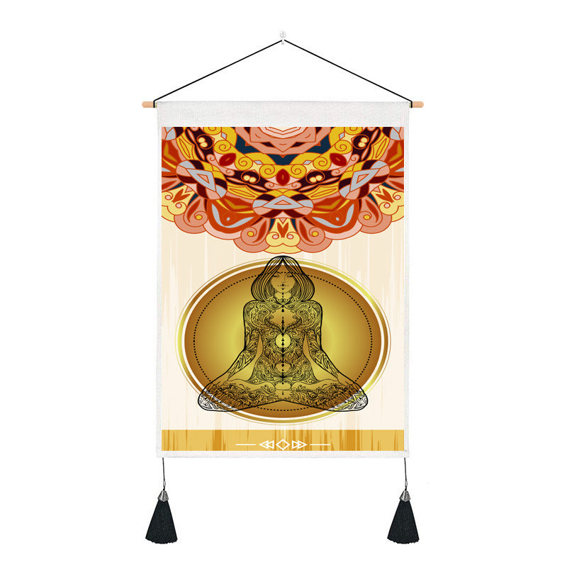 Short Tapestry (Yoga and chakra)