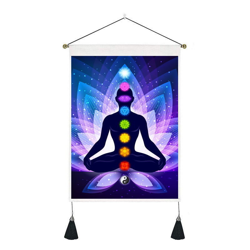 Short Tapestry (Yoga and chakra)