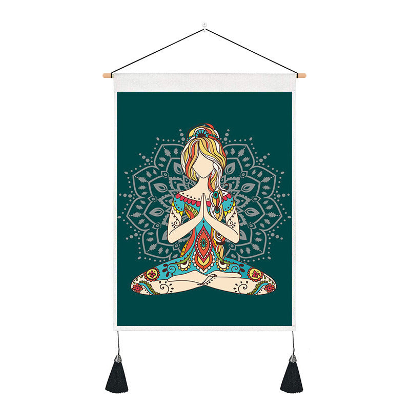 Short Tapestry (Yoga and chakra)