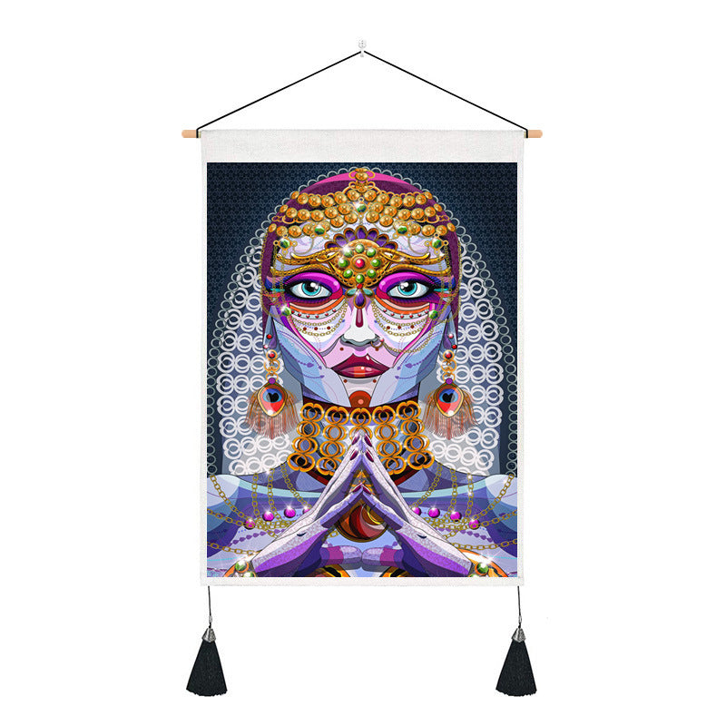 Short Tapestry (Yoga and chakra)