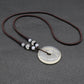 Crystal Chinese Safety Buckle Necklace