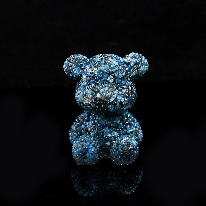 Gem Bumpy Bear Resin Statue