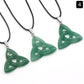 Irish Celtic Knot Crystal Pendant