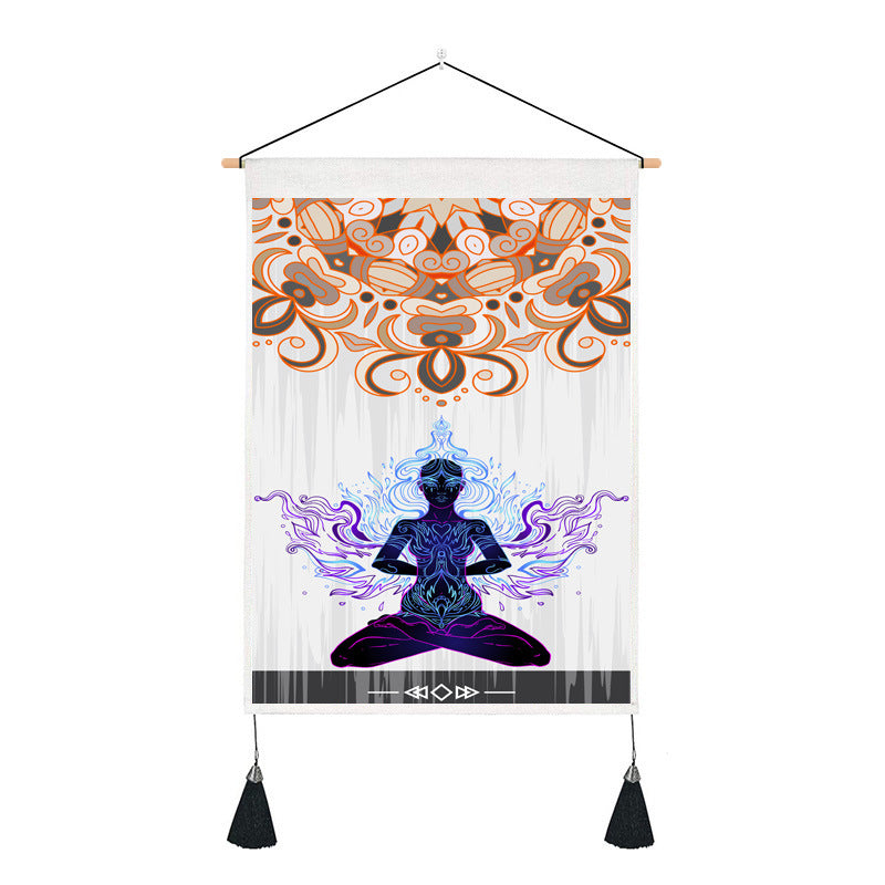 Short Tapestry (Yoga and chakra)