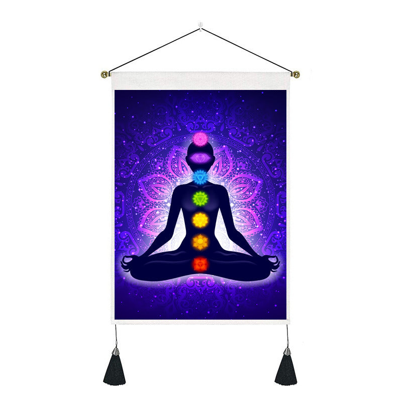 Short Tapestry (Yoga and chakra)